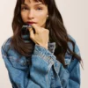 Jori Cropped Denim Jacket